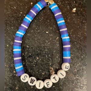 Custom made Swiftie bracelet 8”